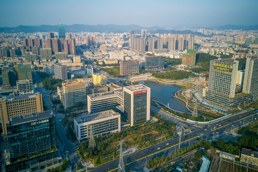 時間谷，深圳鐘表產(chǎn)業(yè)集聚基地。深圳鐘表行業(yè)協(xié)會供圖
