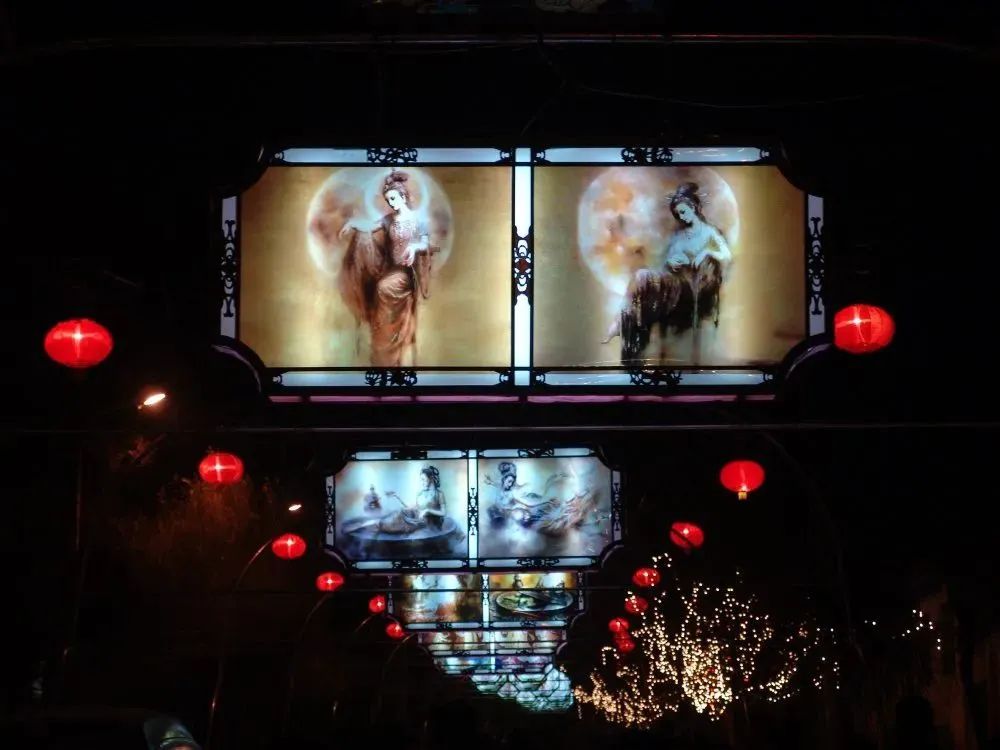 湟源排燈。西寧市文化旅游廣電局供圖
