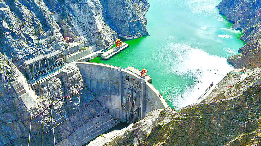 拉西瓦水電站遠景。黃河公司供圖