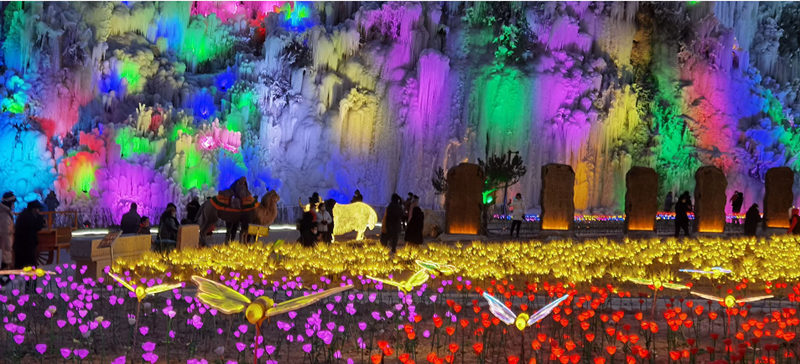宗家溝第五屆冰雪文化旅游藝術(shù)節(jié)。西寧市文化旅游廣電局供圖