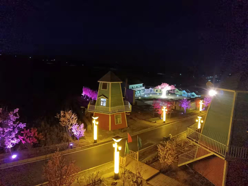 盤道花田第二屆冰雪節(jié)暨美食節(jié)。西寧市文化旅游廣電局供圖