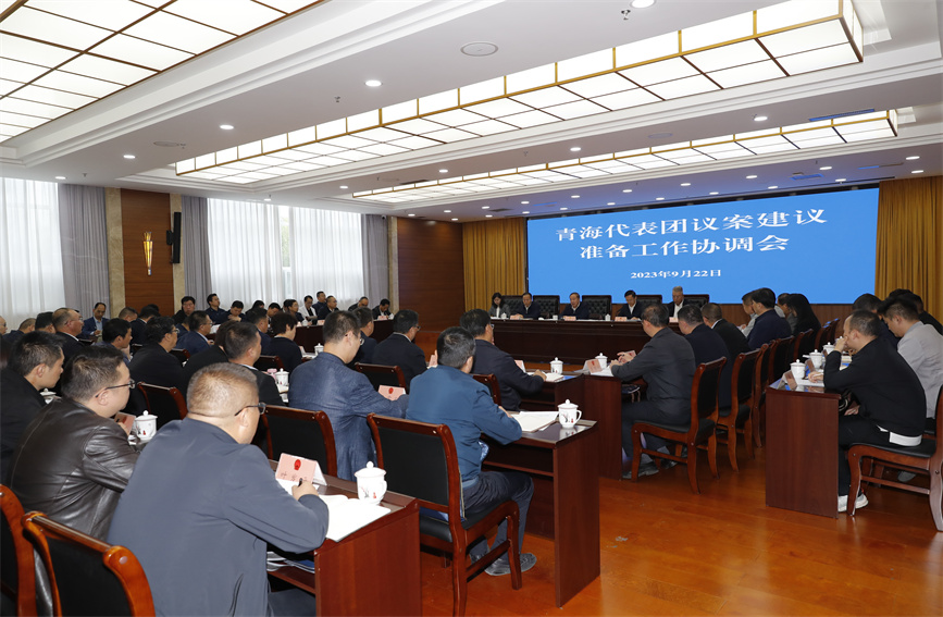 青海代表團(tuán)議案建設(shè)準(zhǔn)備工作協(xié)調(diào)會(huì)召開