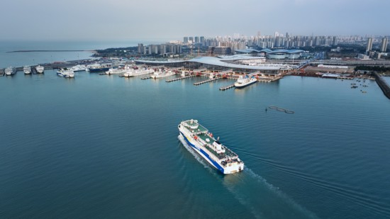 ?？谛潞８?。瓊州海峽輪渡公司供圖